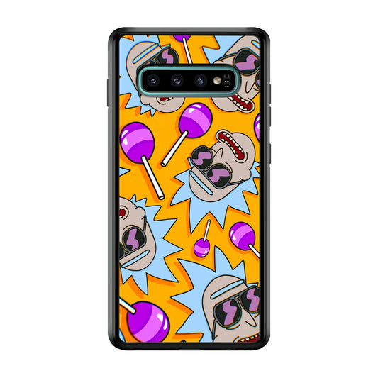 Rick Lolipop Doodle Samsung Galaxy S10 Case