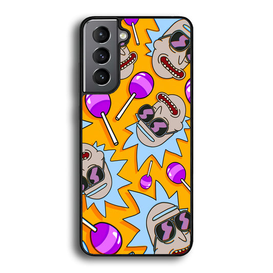 Rick Lolipop Doodle Samsung Galaxy S21 Plus Case - Carneyforia