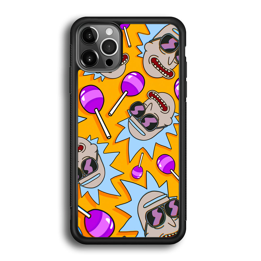 Rick Lolipop Doodle iPhone 12 Pro Case
