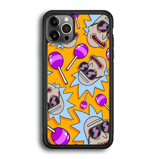Rick Lolipop Doodle iPhone 12 Pro Case