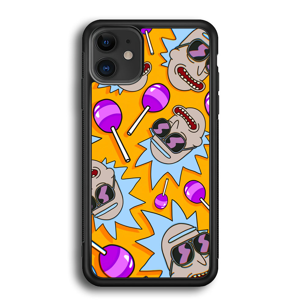 Rick Lolipop Doodle iPhone 12 Case