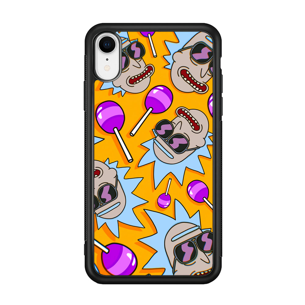 Rick Lolipop Doodle iPhone XR Case