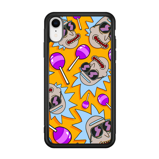 Rick Lolipop Doodle iPhone XR Case