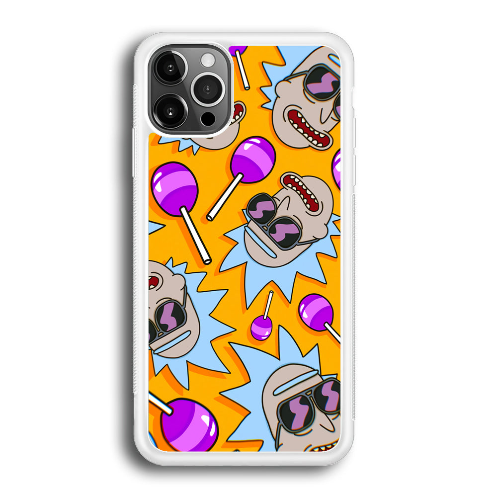 Rick Lolipop Doodle iPhone 12 Pro Case