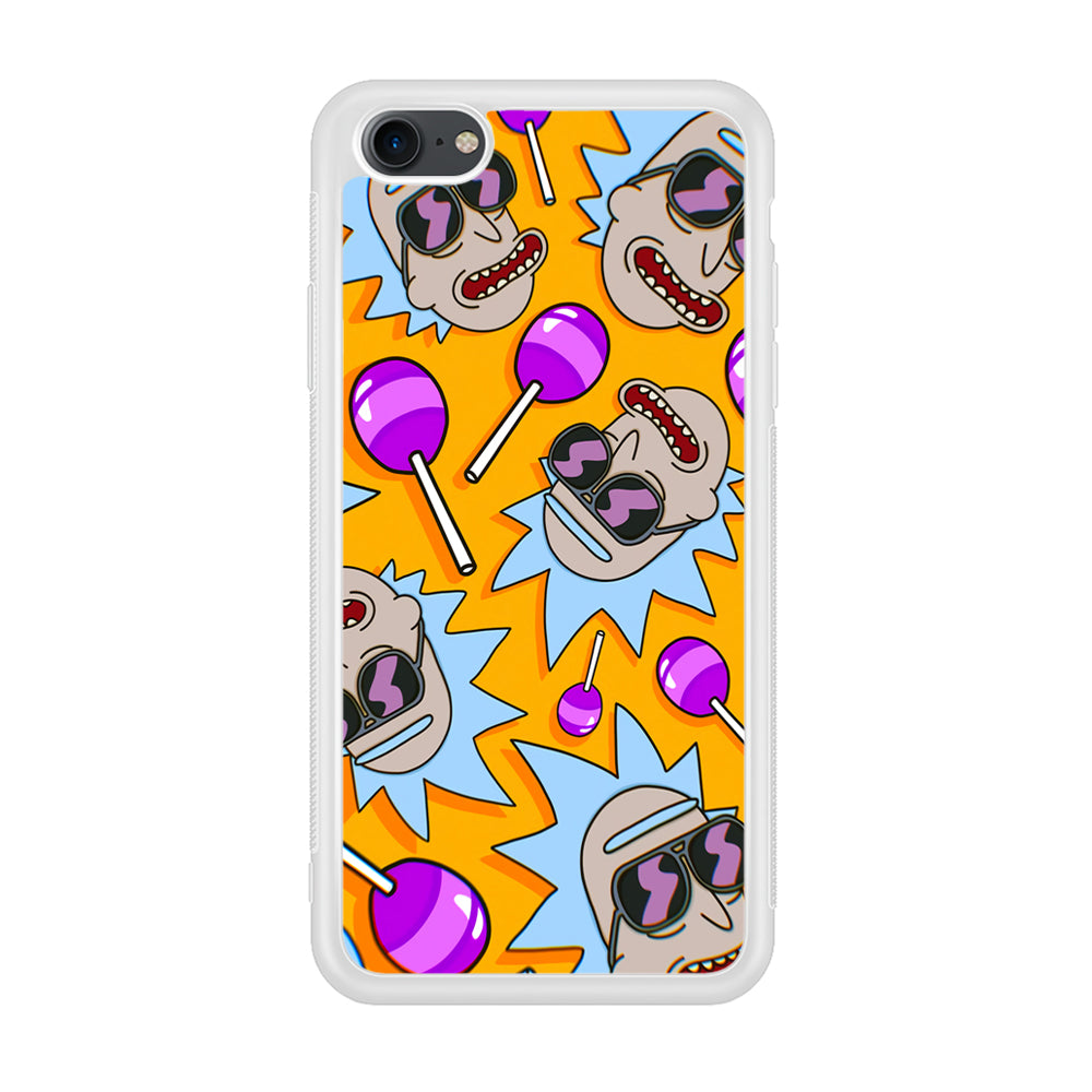 Rick Lolipop Doodle iPhone 8 Case