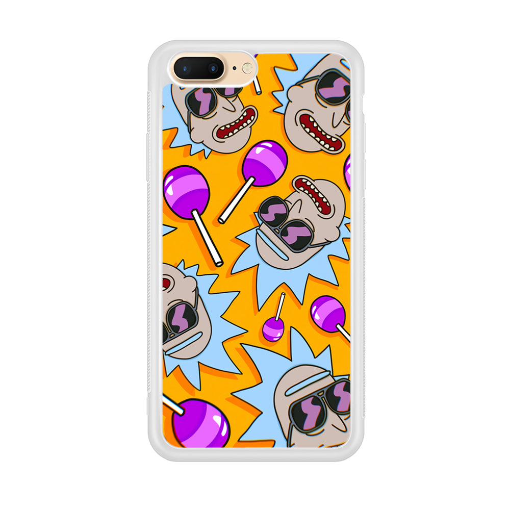 Rick Lolipop Doodle iPhone 8 Plus Case