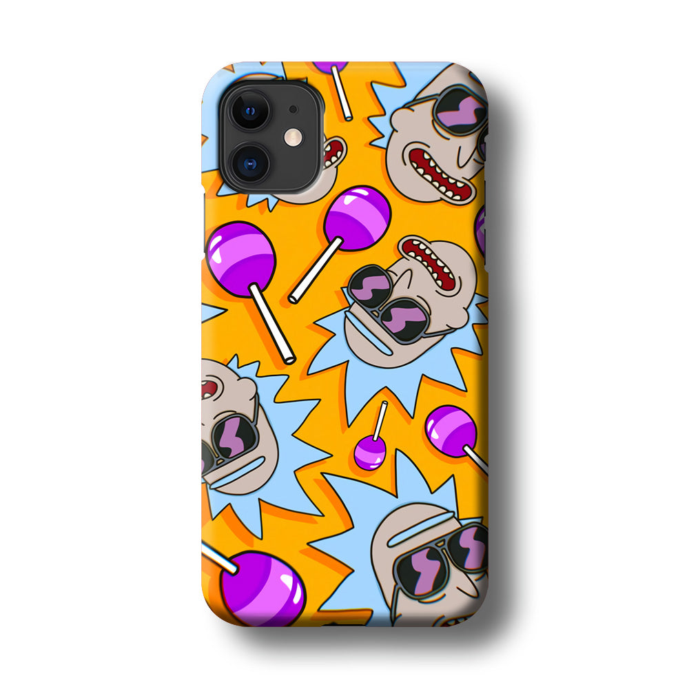 Rick Lolipop Doodle iPhone 11 Case