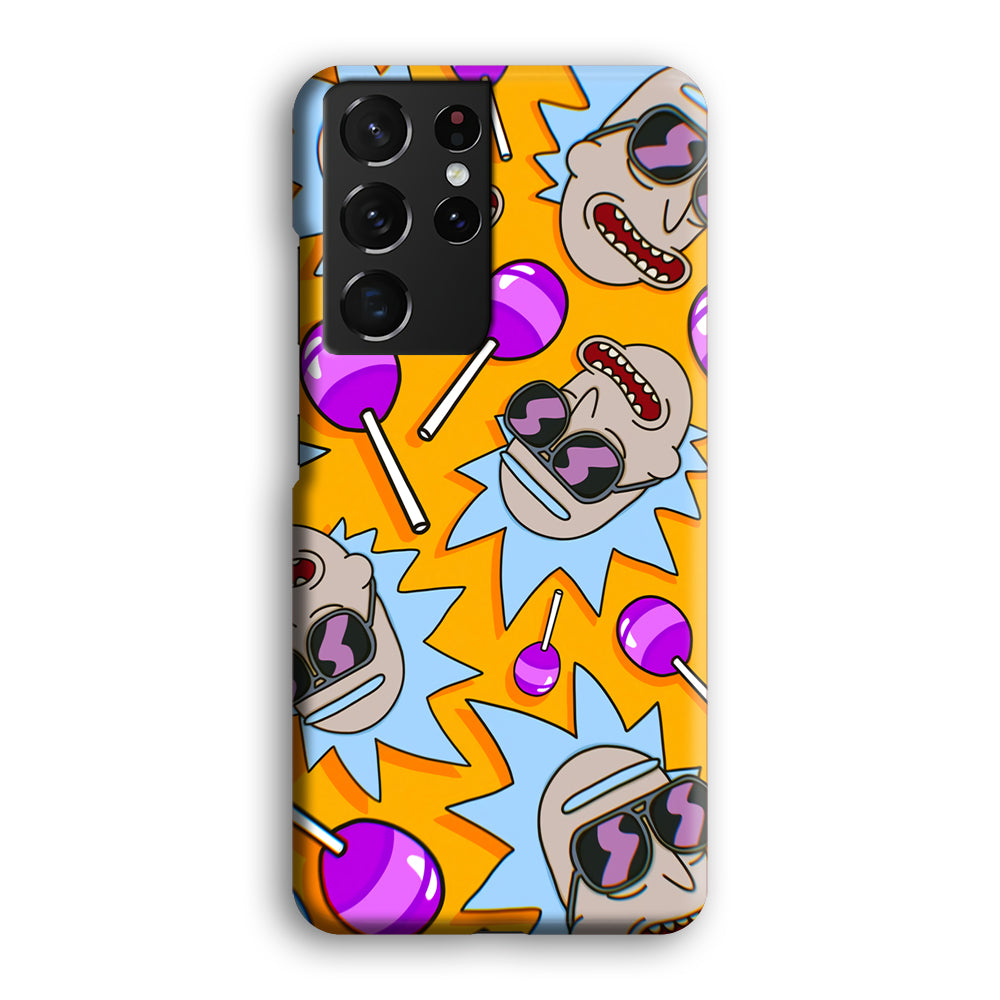 Rick Lolipop Doodle Samsung Galaxy S21 Ultra Case