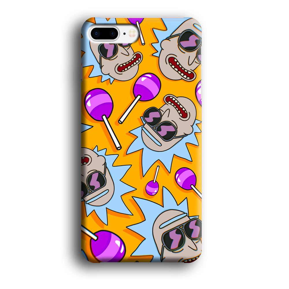 Rick Lolipop Doodle iPhone 8 Plus Case