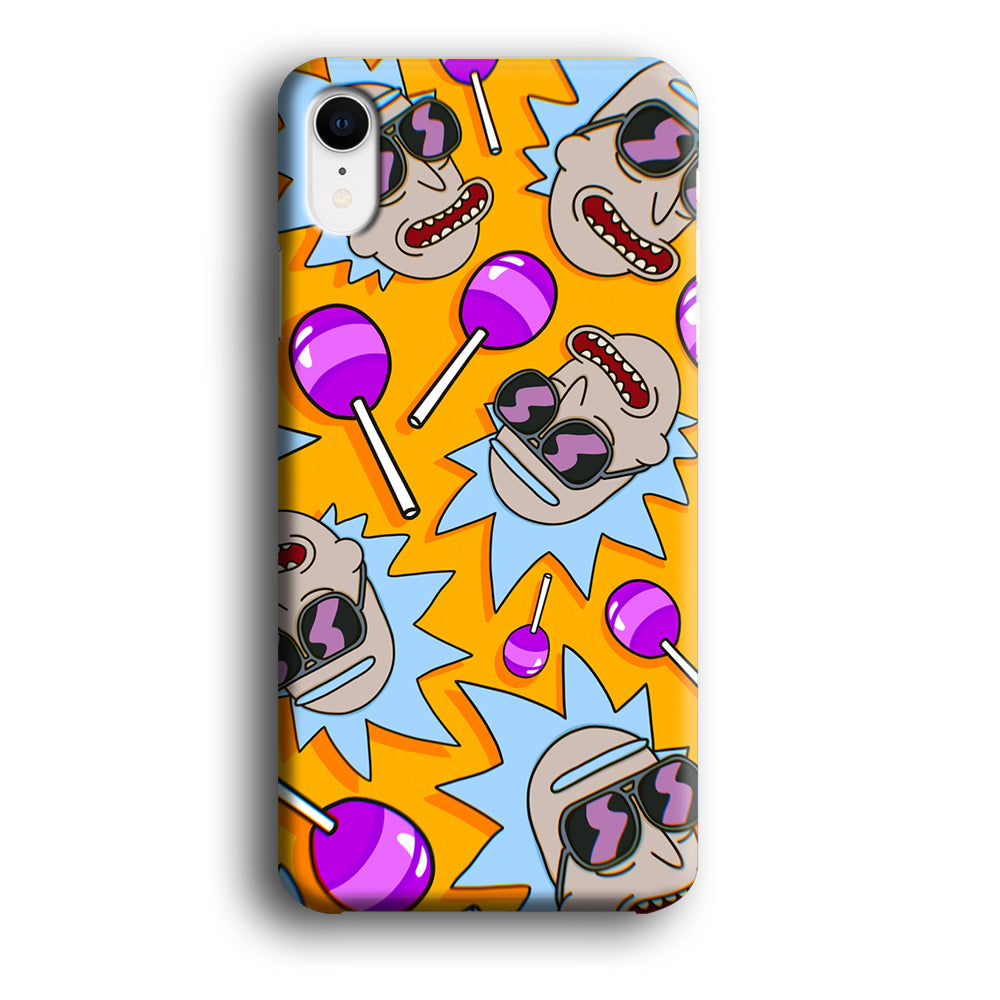 Rick Lolipop Doodle iPhone XR Case