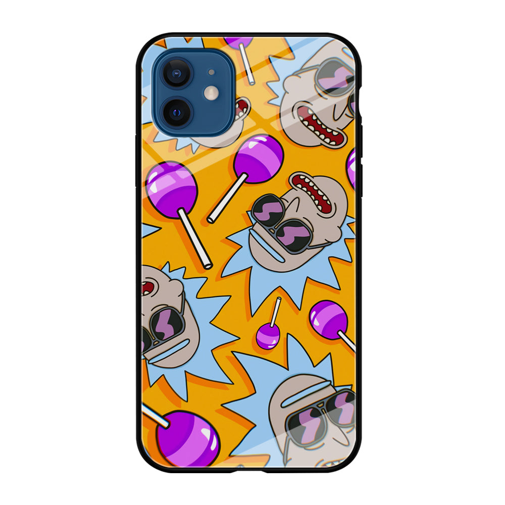 Rick Lolipop Doodle iPhone 12 Case