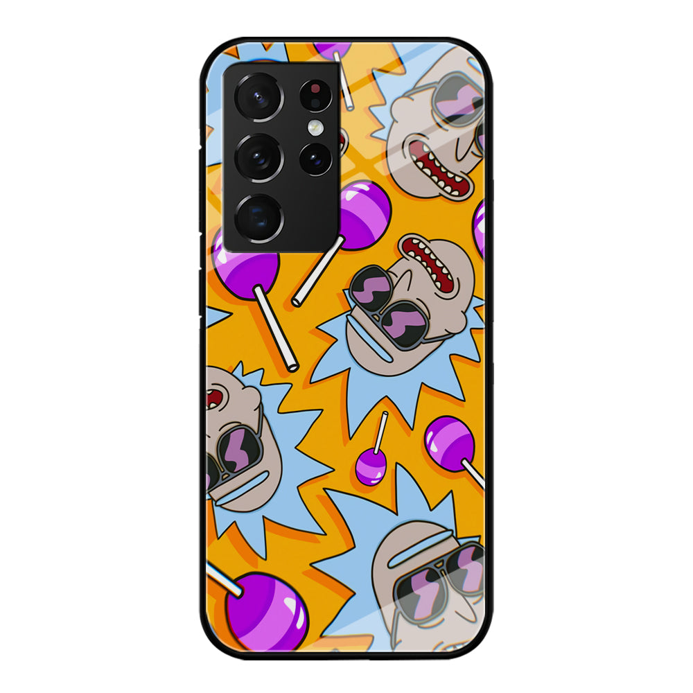 Rick Lolipop Doodle Samsung Galaxy S21 Ultra Case