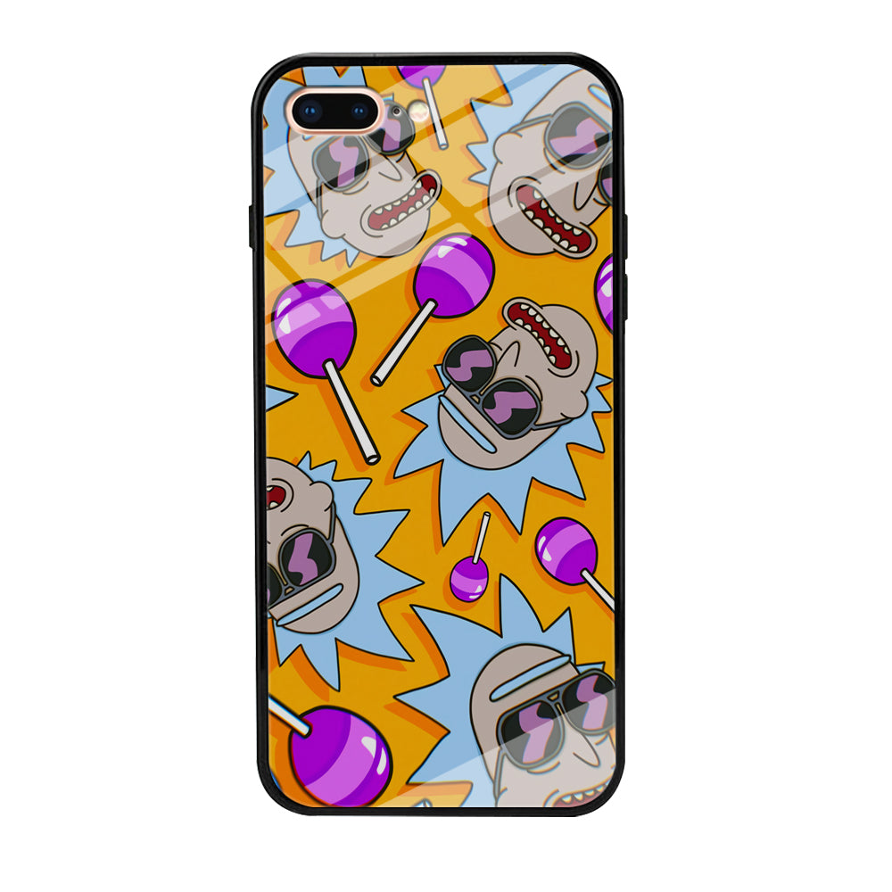 Rick Lolipop Doodle iPhone 8 Plus Case