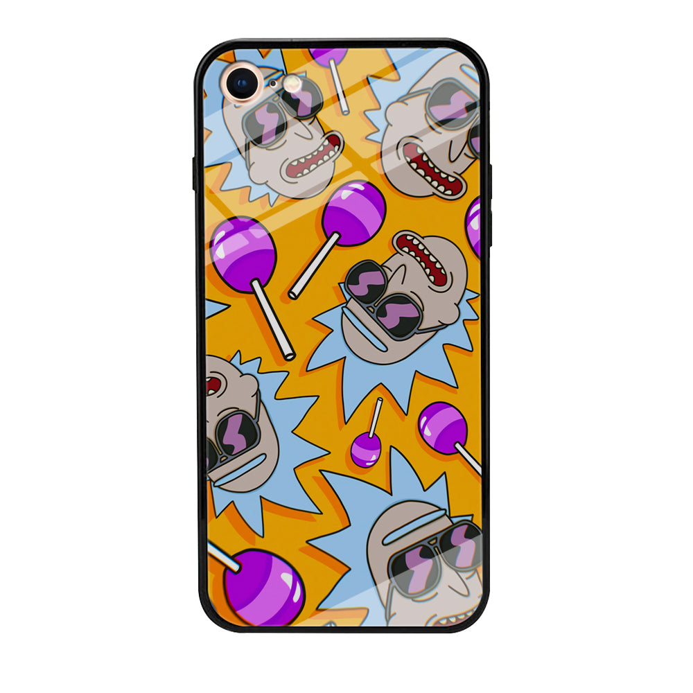 Rick Lolipop Doodle iPhone 8 Case