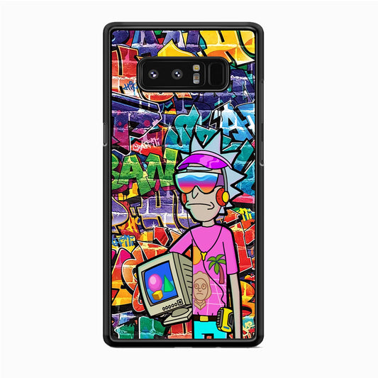 Rick And Morty Hiphop Pitch Samsung Galaxy Note 8 Case
