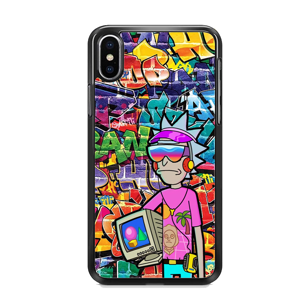 Rick And Morty Hiphop Pitch iPhone X Case