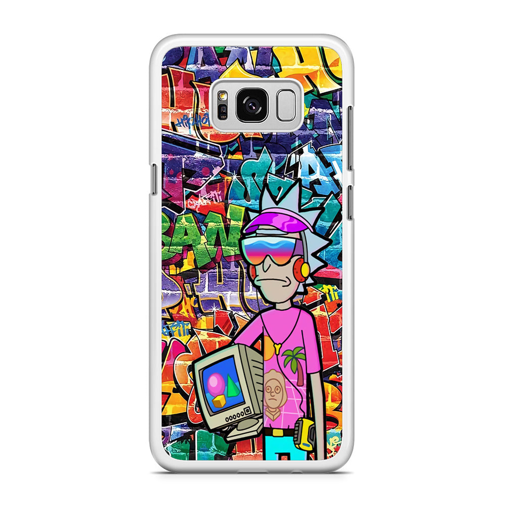 Rick And Morty Hiphop Pitch Samsung Galaxy S8 Case