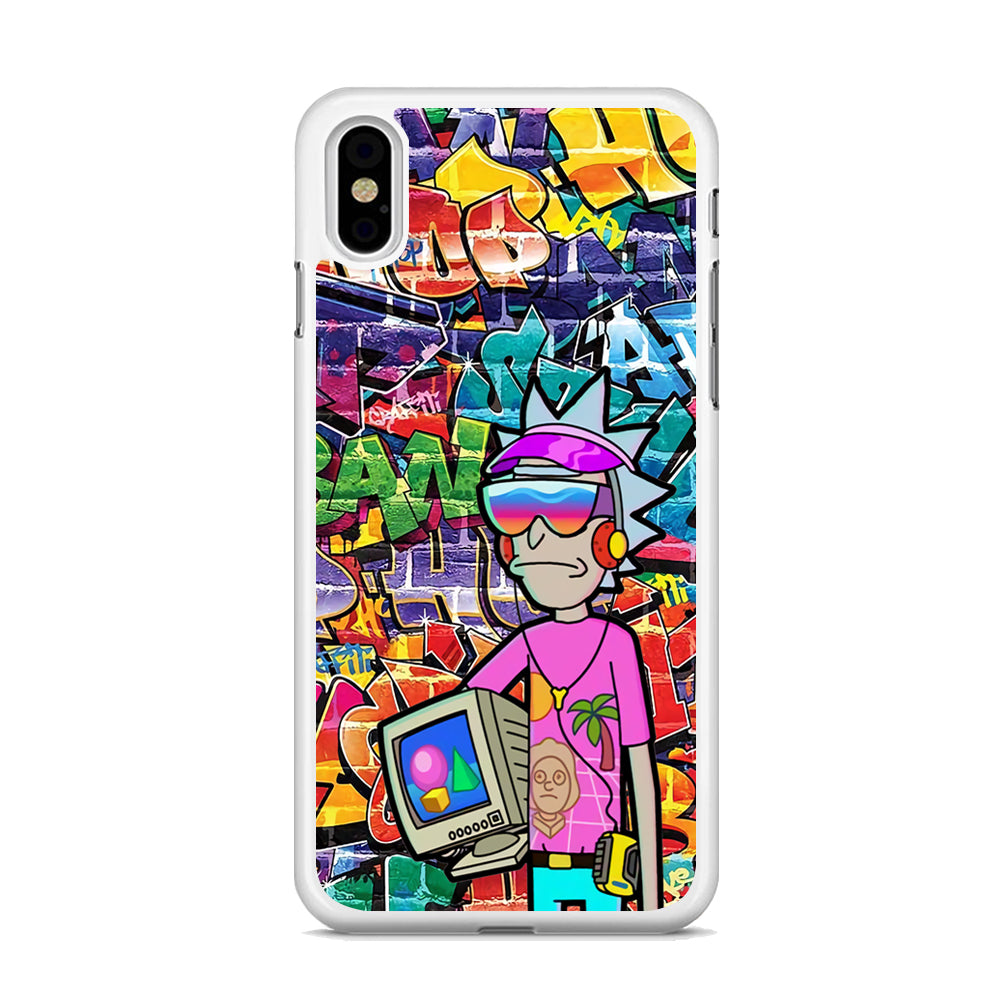 Rick And Morty Hiphop Pitch iPhone X Case