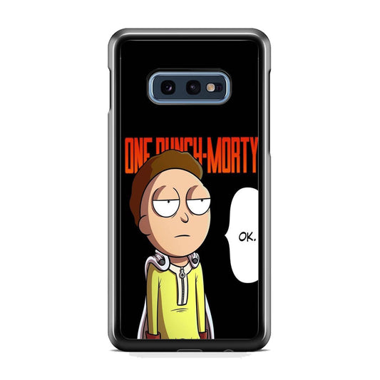 Rick And Morty One Touch Morty Samsung Galaxy S10E Case