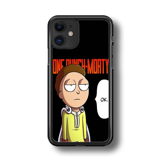 Rick And Morty One Touch Morty  iPhone 11 Case