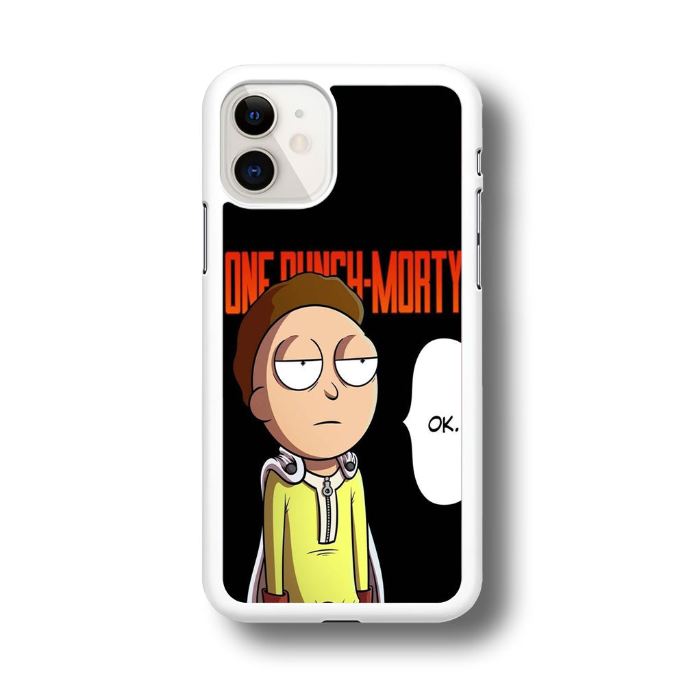 Rick And Morty One Touch Morty  iPhone 11 Case