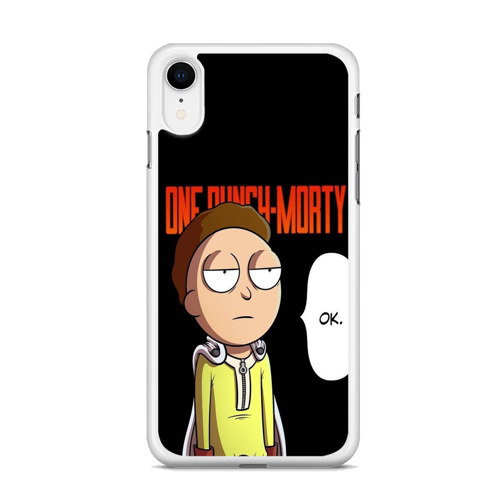 Rick And Morty One Touch Morty iPhone XR Case