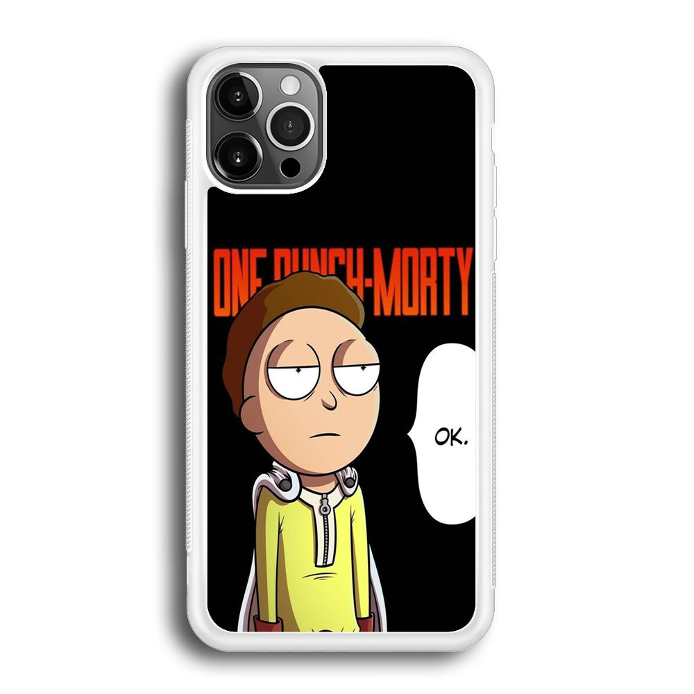 Rick And Morty One Touch Morty iPhone 12 Pro Case