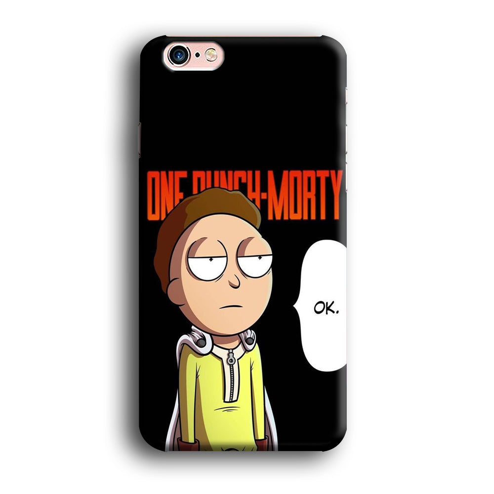 Rick And Morty One Touch Morty iPhone 6 Plus | 6s Plus Case - carneyforia