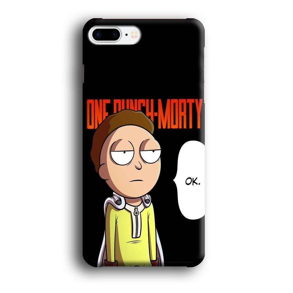 Rick And Morty One Touch Morty iPhone 8 Plus Case