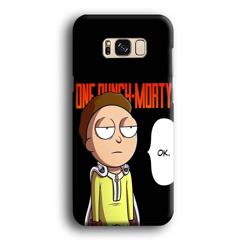 Rick And Morty One Touch Morty Samsung Galaxy S8 Case