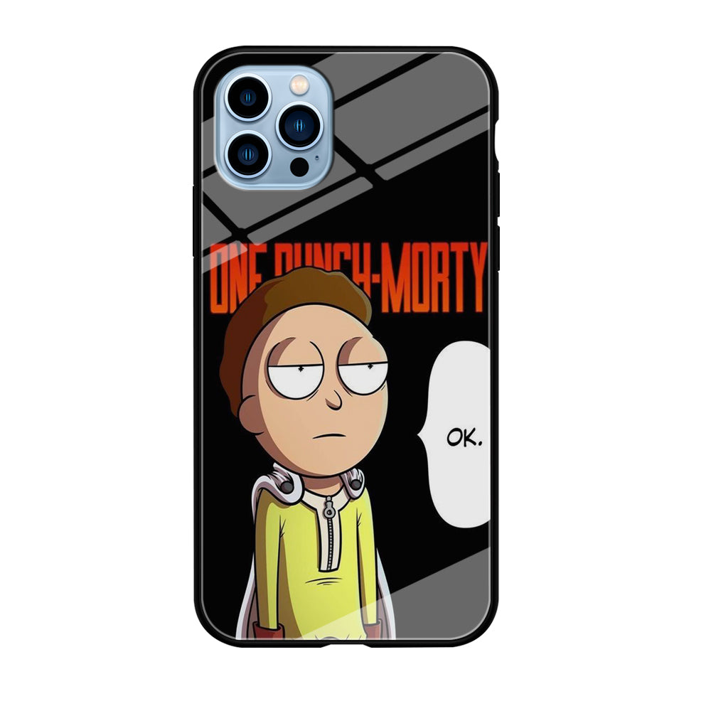 Rick And Morty One Touch Morty iPhone 12 Pro Case
