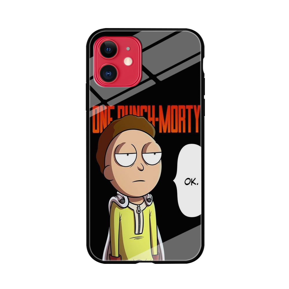 Rick And Morty One Touch Morty  iPhone 11 Case