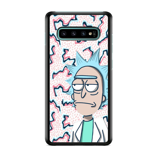 Rick Flat Stare Samsung Galaxy S10 Case