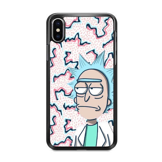Rick Flat Stare iPhone X Case