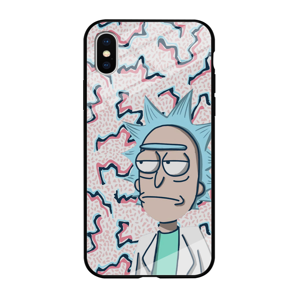 Rick Flat Stare iPhone X Case
