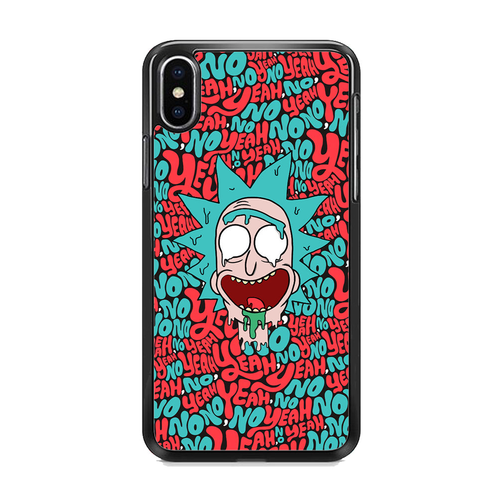 Rick Flip in Word iPhone X Case
