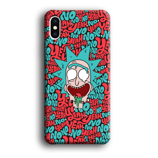 Rick Flip in Word iPhone X Case