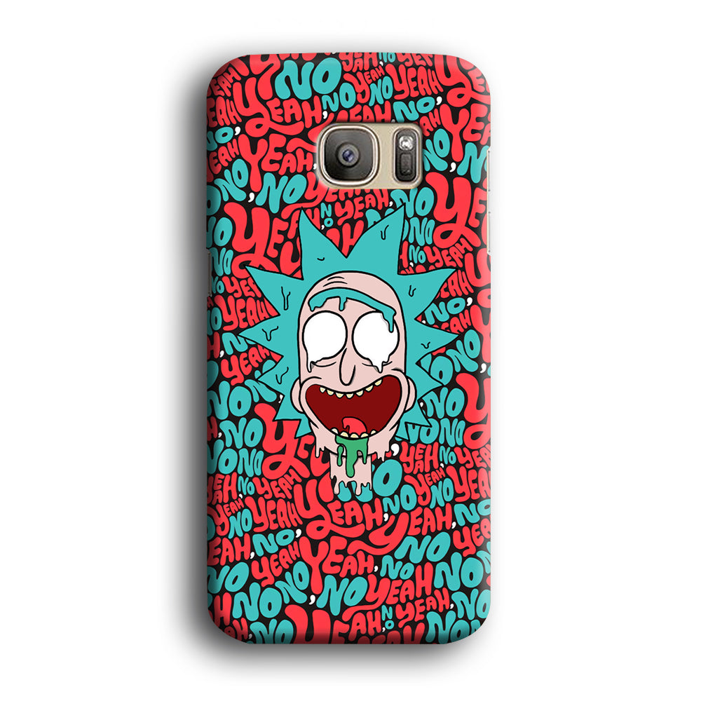 Rick Flip in Word Samsung Galaxy S7 Edge Case