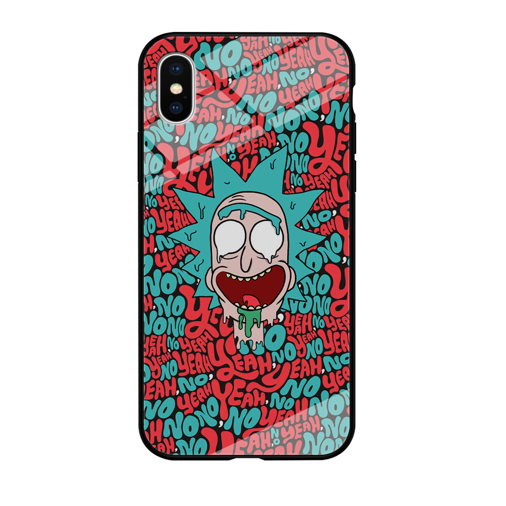 Rick Flip in Word iPhone X Case