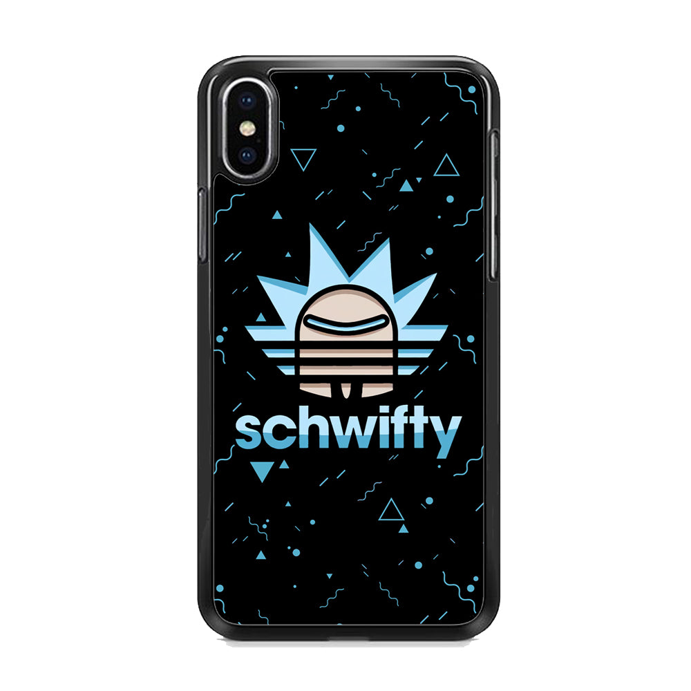 Rick Schwifty Head iPhone X Case