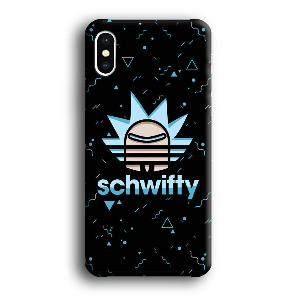 Rick Schwifty Head iPhone X Case