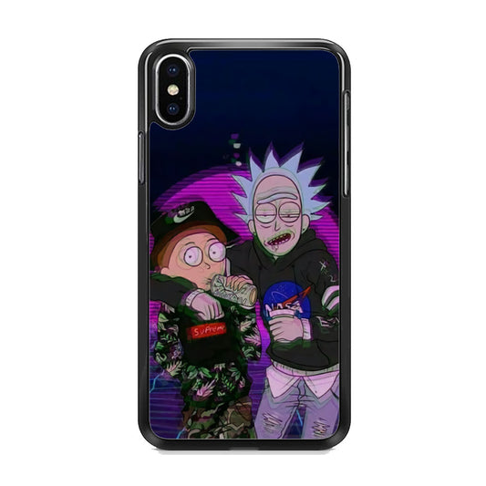 Rick and Morty Hypebeast iPhone X Case