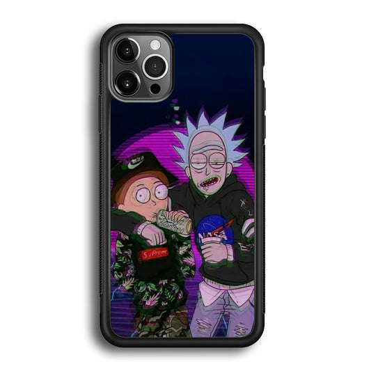 Rick and Morty Hypebeast iPhone 12 Pro Case