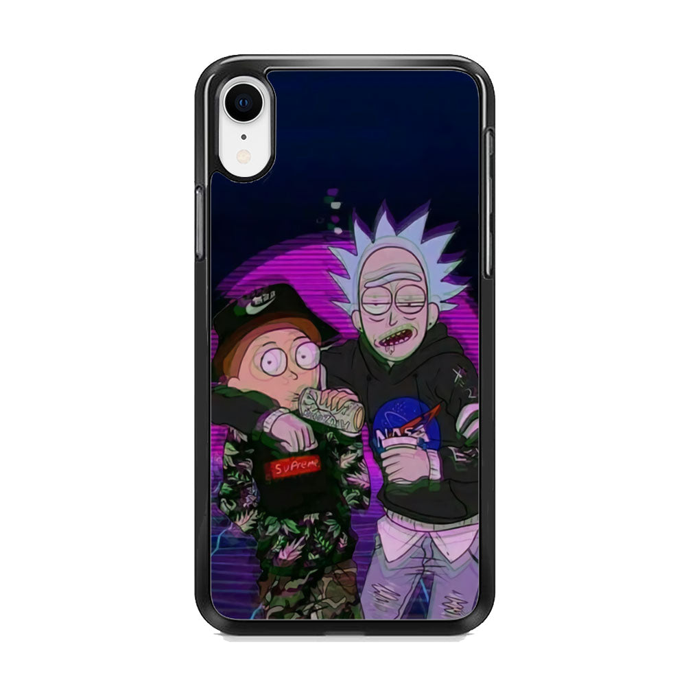 Rick and Morty Hypebeast iPhone XR Case