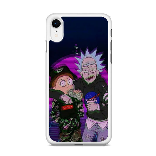 Rick and Morty Hypebeast iPhone XR Case