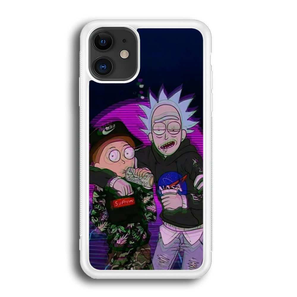 Rick and Morty Hypebeast iPhone 12 Case