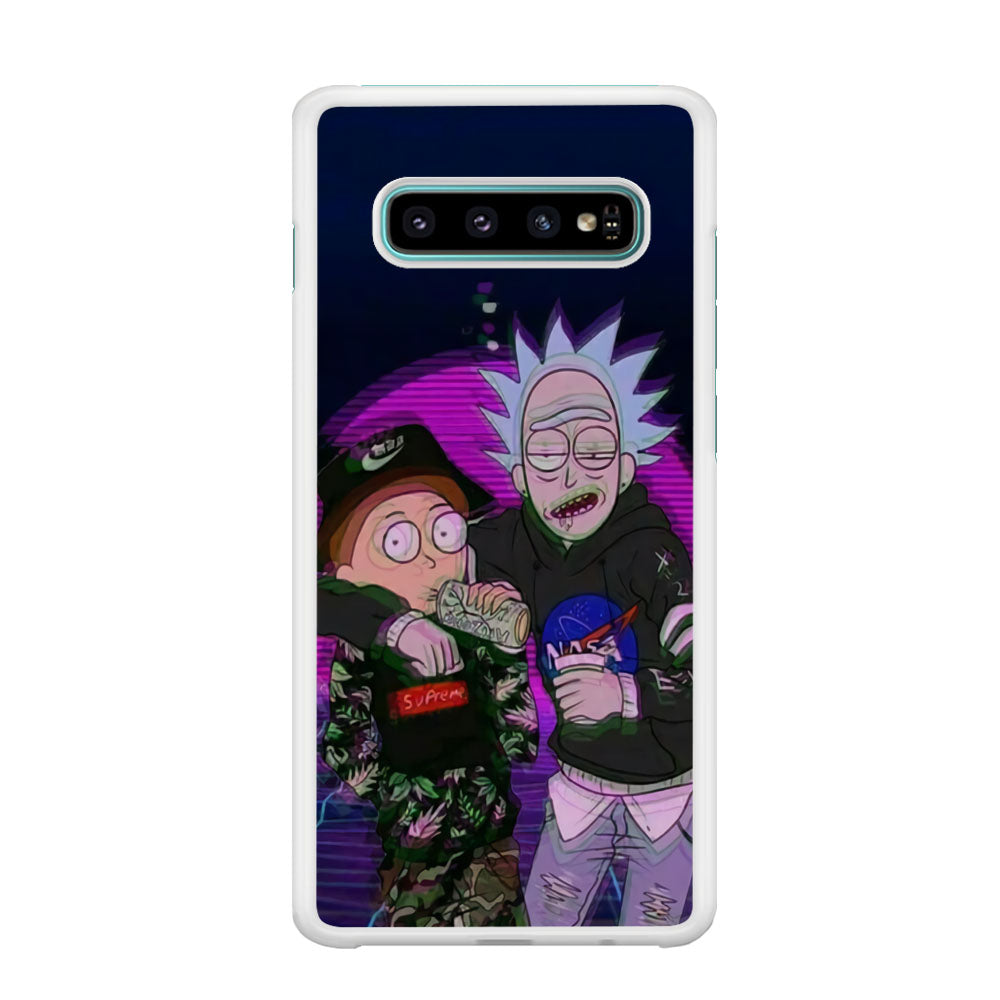 Rick and Morty Hypebeast Samsung Galaxy S10 Case