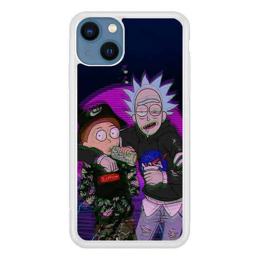 Rick and Morty Hypebeast iPhone 13 Case