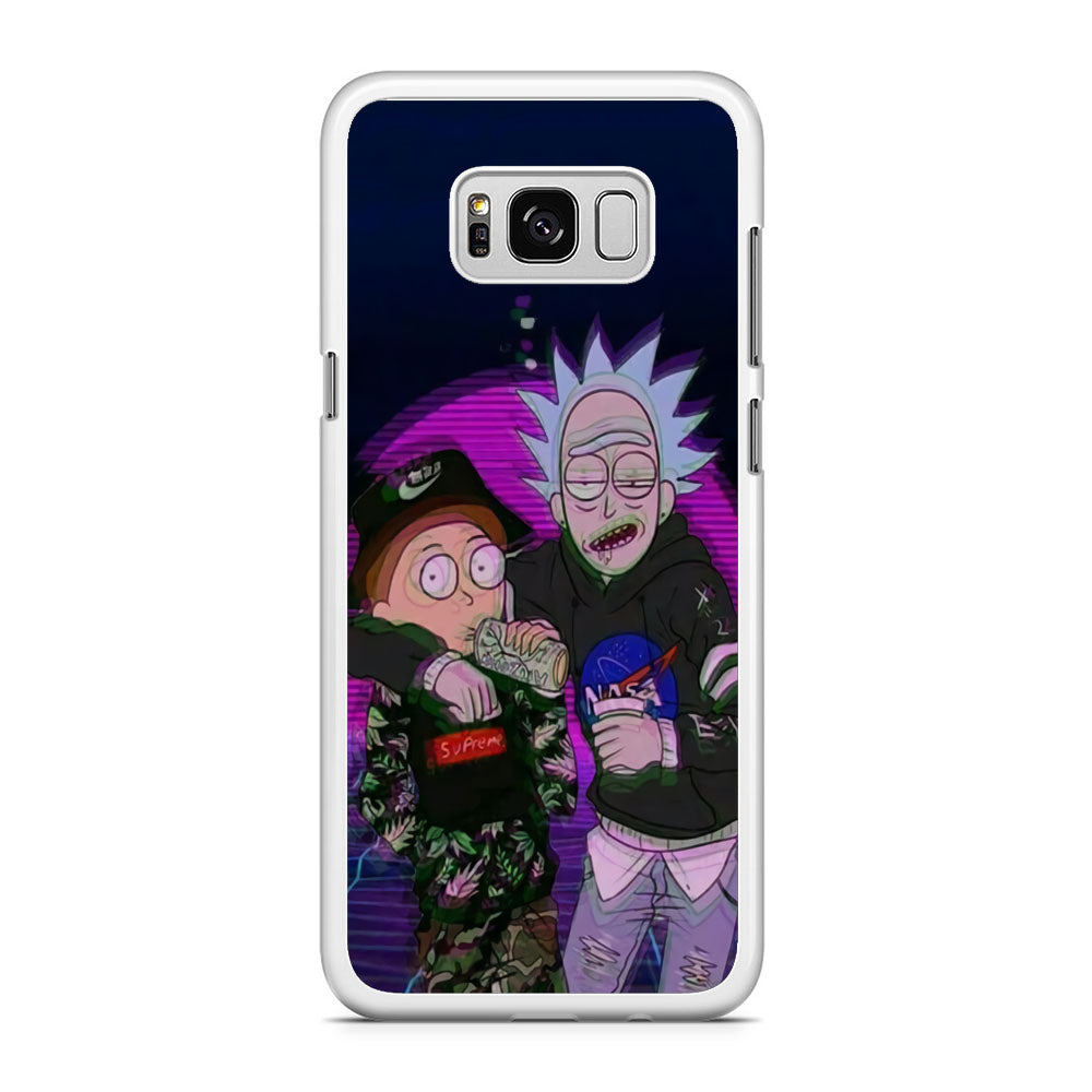 Rick and Morty Hypebeast Samsung Galaxy S8 Plus Case