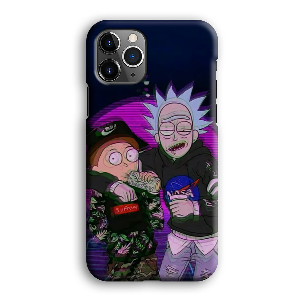 Rick and Morty Hypebeast iPhone 12 Pro Case